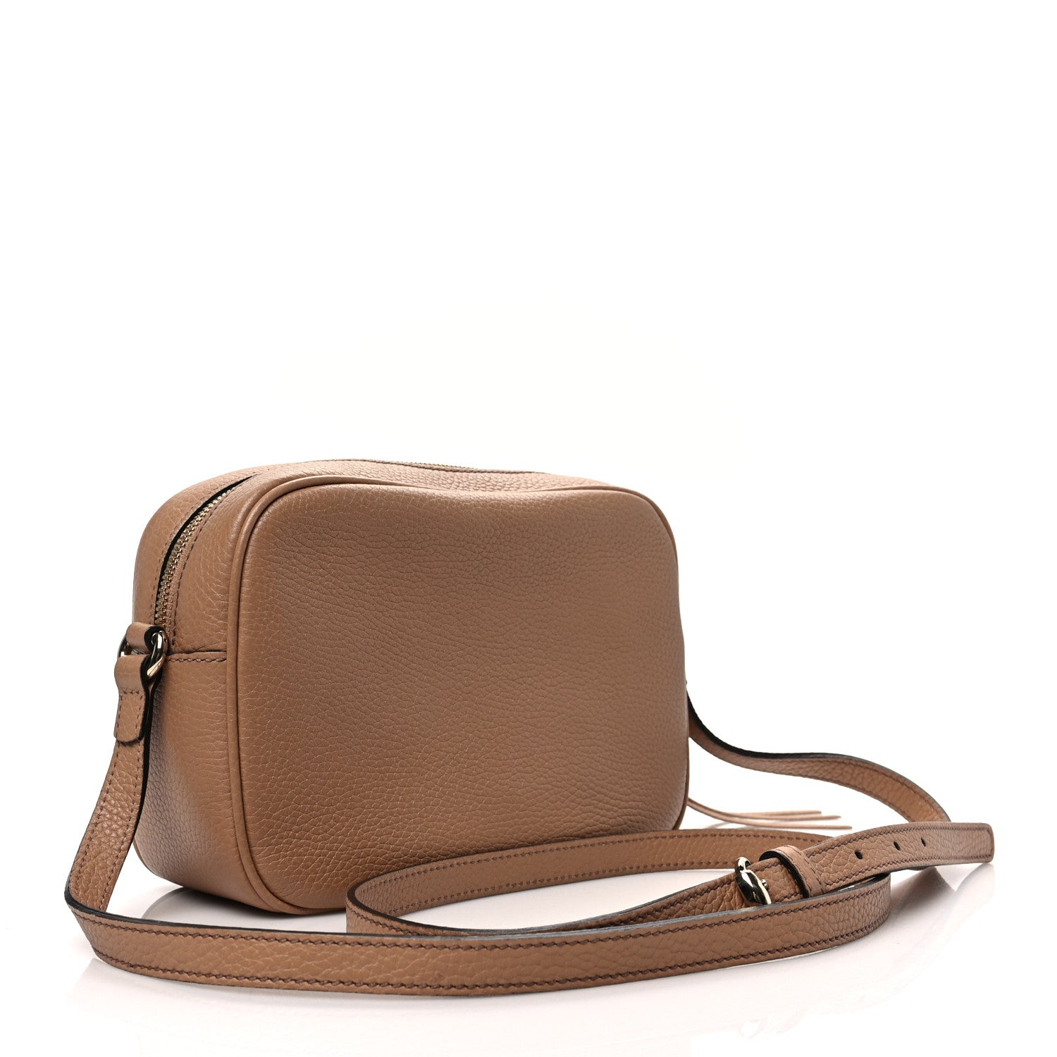 Gucci Pebbled Calfskin Small Soho Disco Bag Camelia 3 of 8