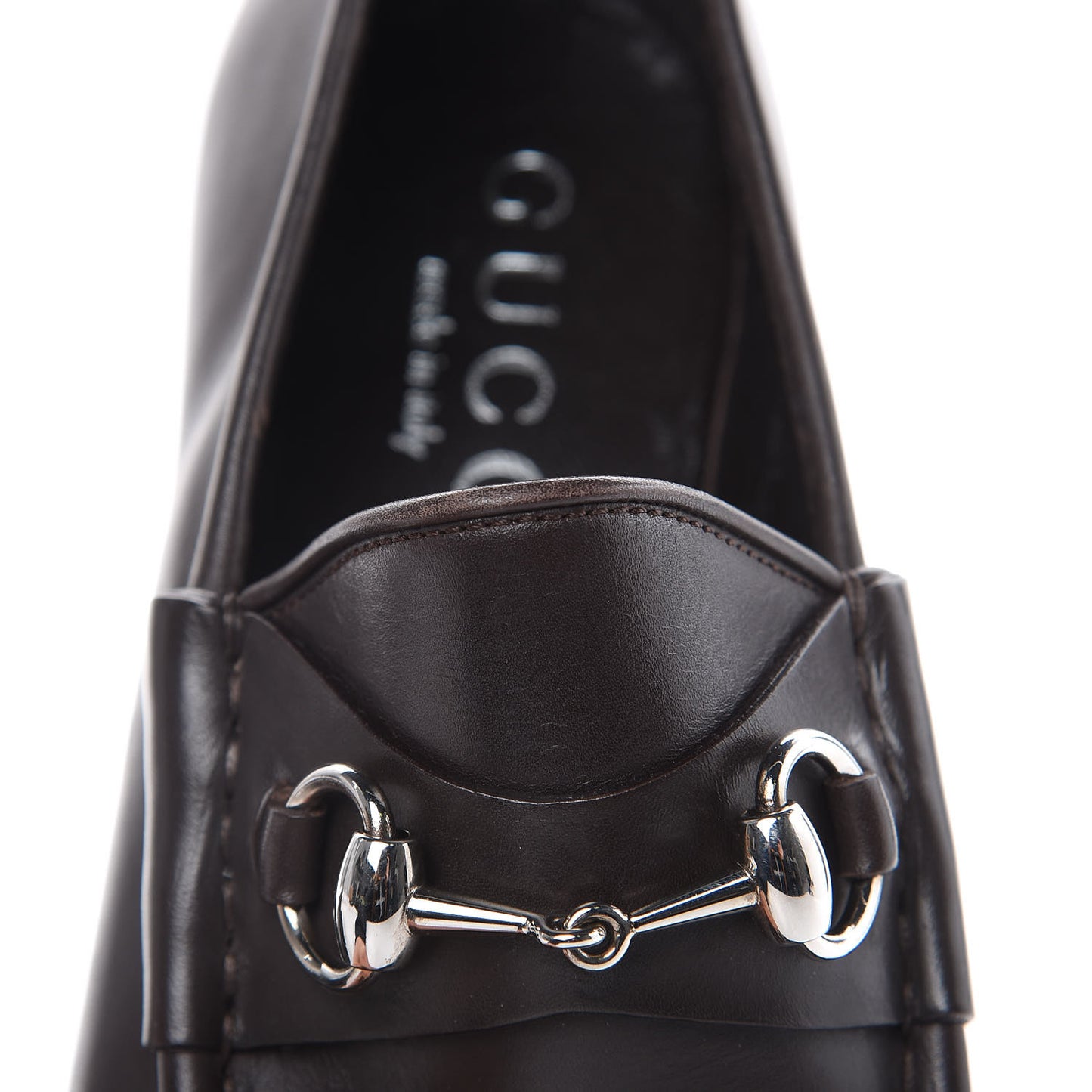 Calfskin Mens 1953 Horsebit Loafers 6 Marrone