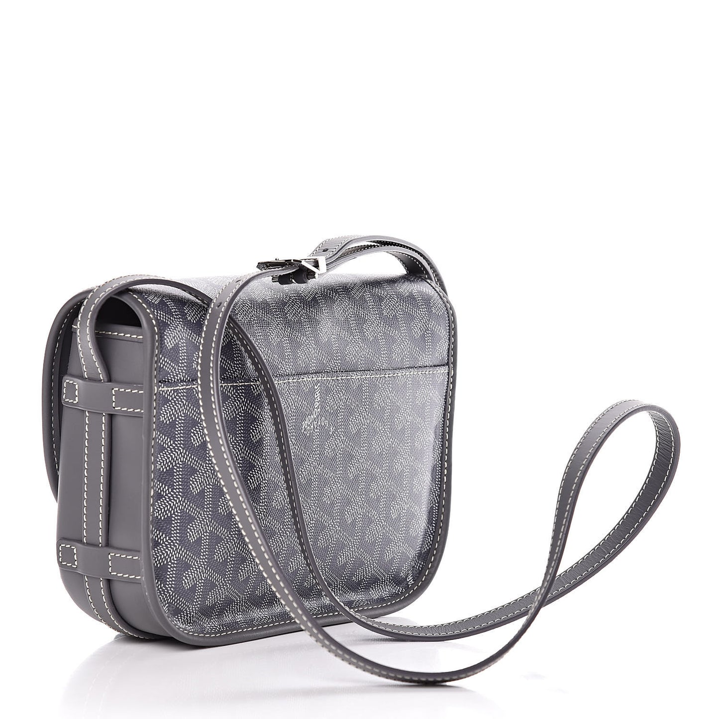 Goyardine Belvedere PM Messenger Bag Grey
