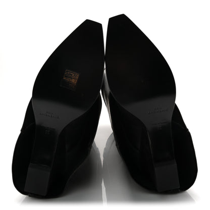 Givenchy Calfskin Cowboy Shark Lock High Boots 38 Black 5 of 7