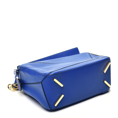Loewe Calfskin Small Puzzle Bag Electric Blue 4 of 9