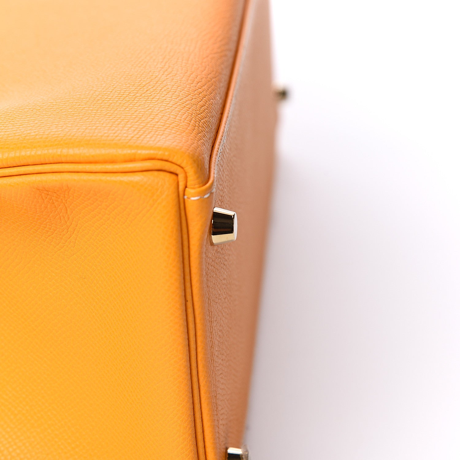 Hermes Epsom Candy Kelly Retourne 35 Jaune D'Or Feu 12 of 33