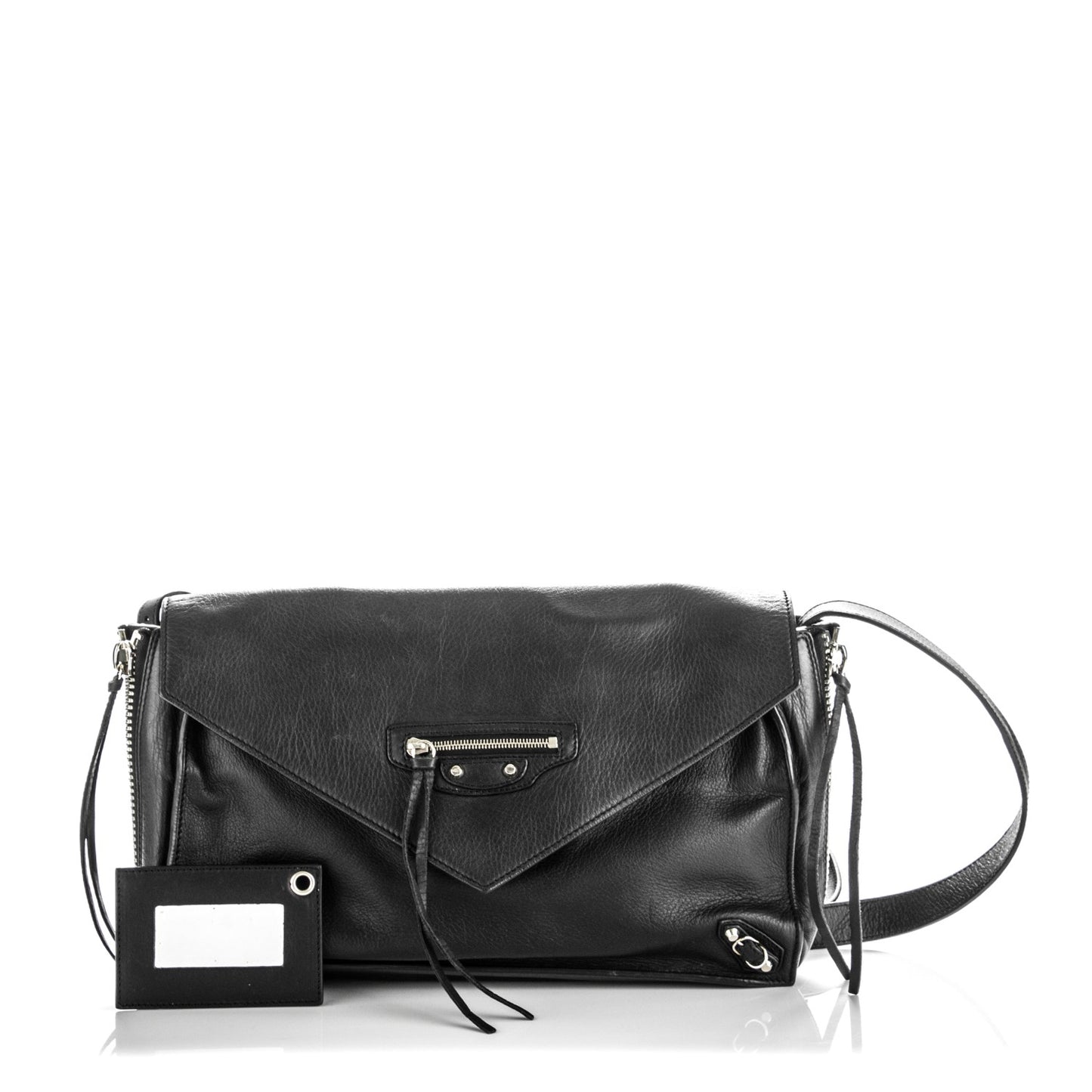 Calfskin Papier Sight Clutch Black