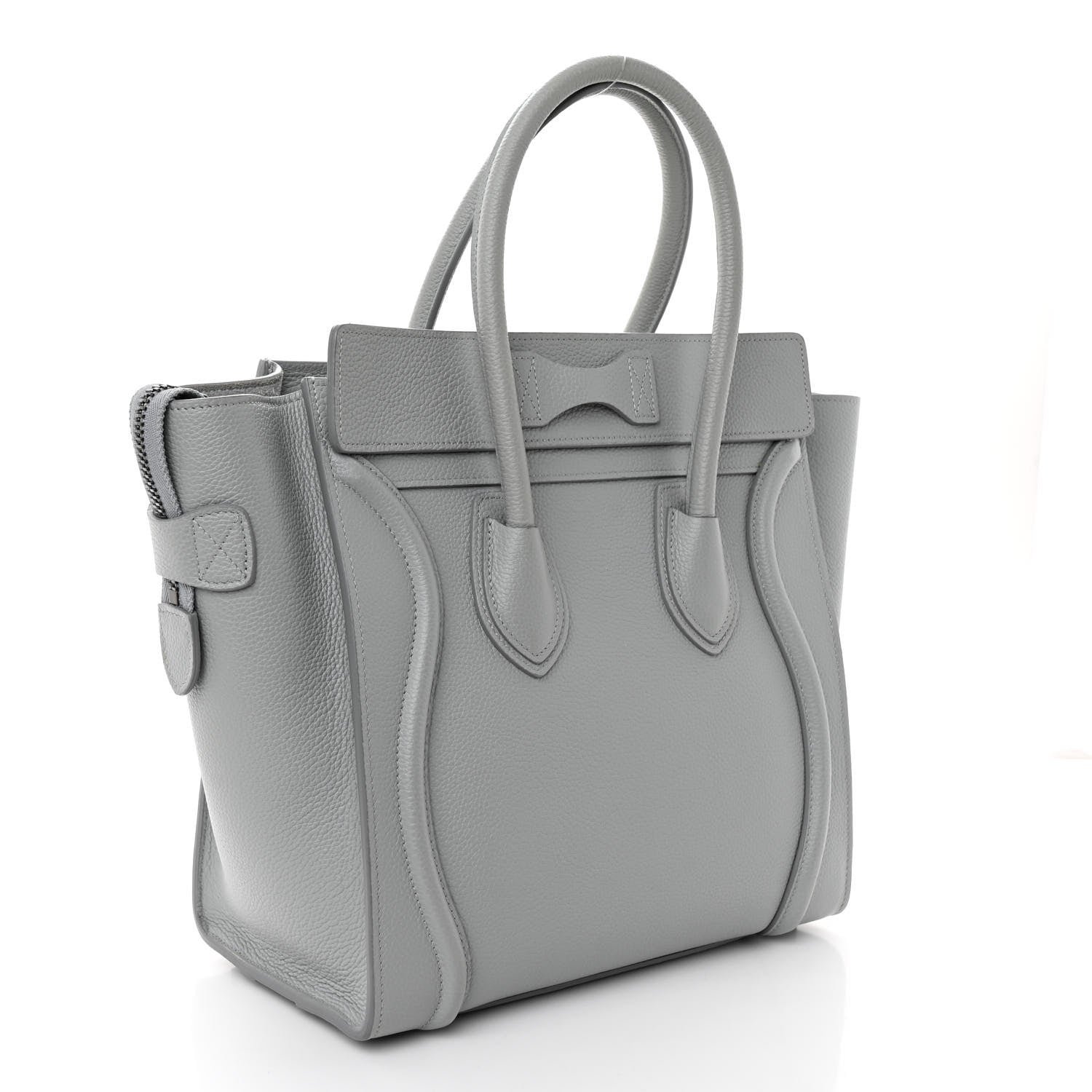 Celine Baby Drummed Calfskin Micro Luggage Sky 3 of 11