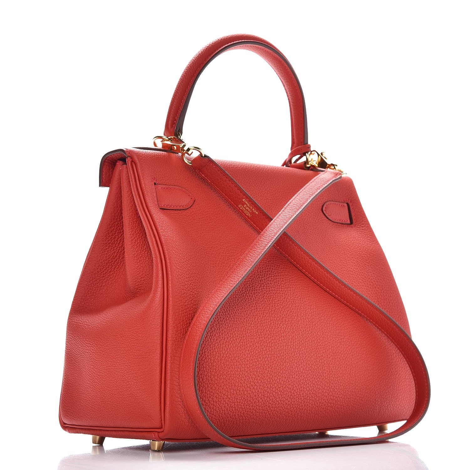 Hermes Togo Retourne Kelly 28 Geranium 4 of 37