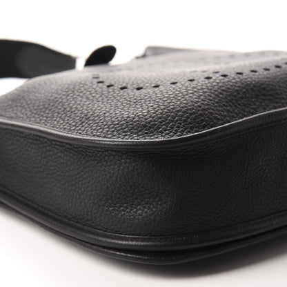 Hermes Taurillon Clemence Evelyne III PM Black 6 of 12