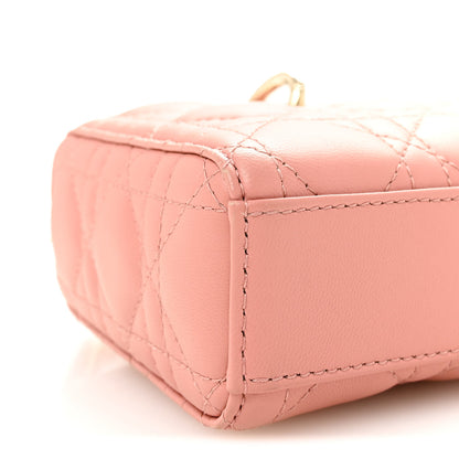 Christian Dior Lambskin Cannage Small Lady D-Joy Light Pink 8 of 9