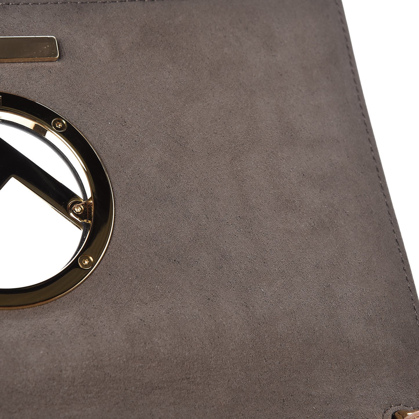 Vitello Century F is Fendi FF Embossed Kan I Shoulder Bag Orzo Tobacco