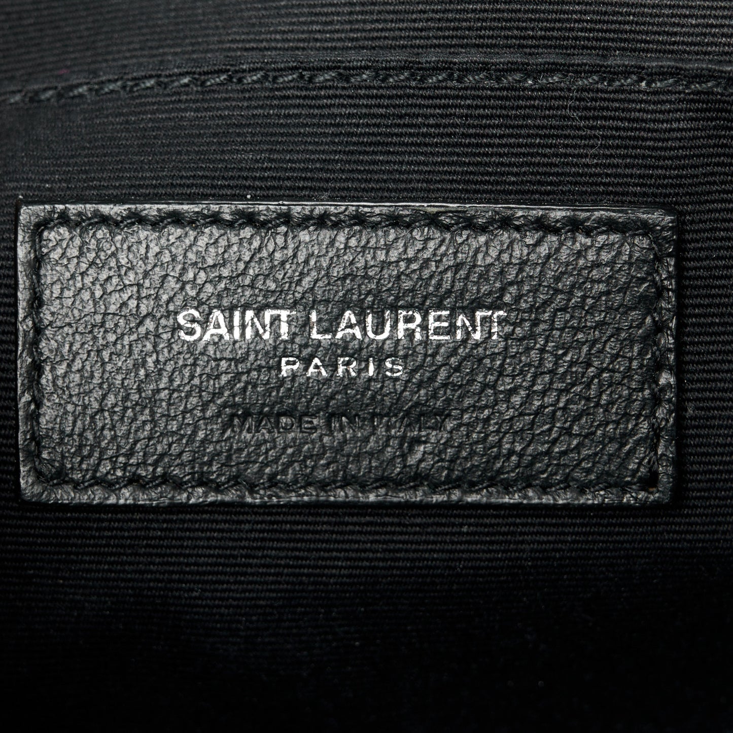 Lambskin Monogram Small Lou Camera Bag Black