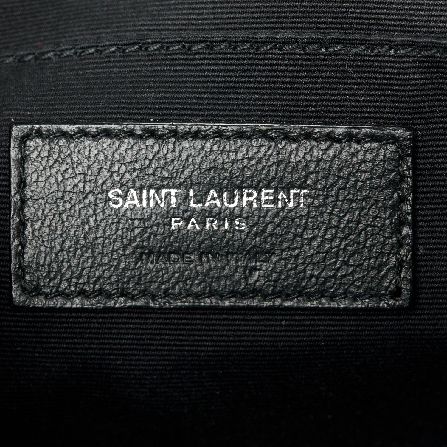 Saint Laurent Lambskin Monogram Small Lou Camera Bag Black 6 of 12