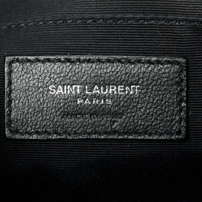 Saint Laurent Lambskin Monogram Small Lou Camera Bag Black 6 of 12