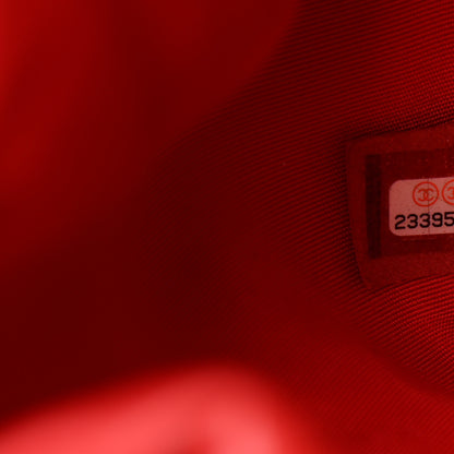 Chanel Lambskin Quilted Small CC Chain Drawstring Bucket Bag Red 12 of 12