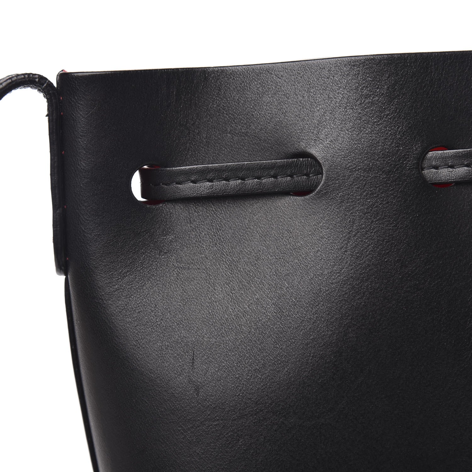 Mansur Gavriel Calfskin Mini Mini Bucket Bag Black Flamma 11 of 11