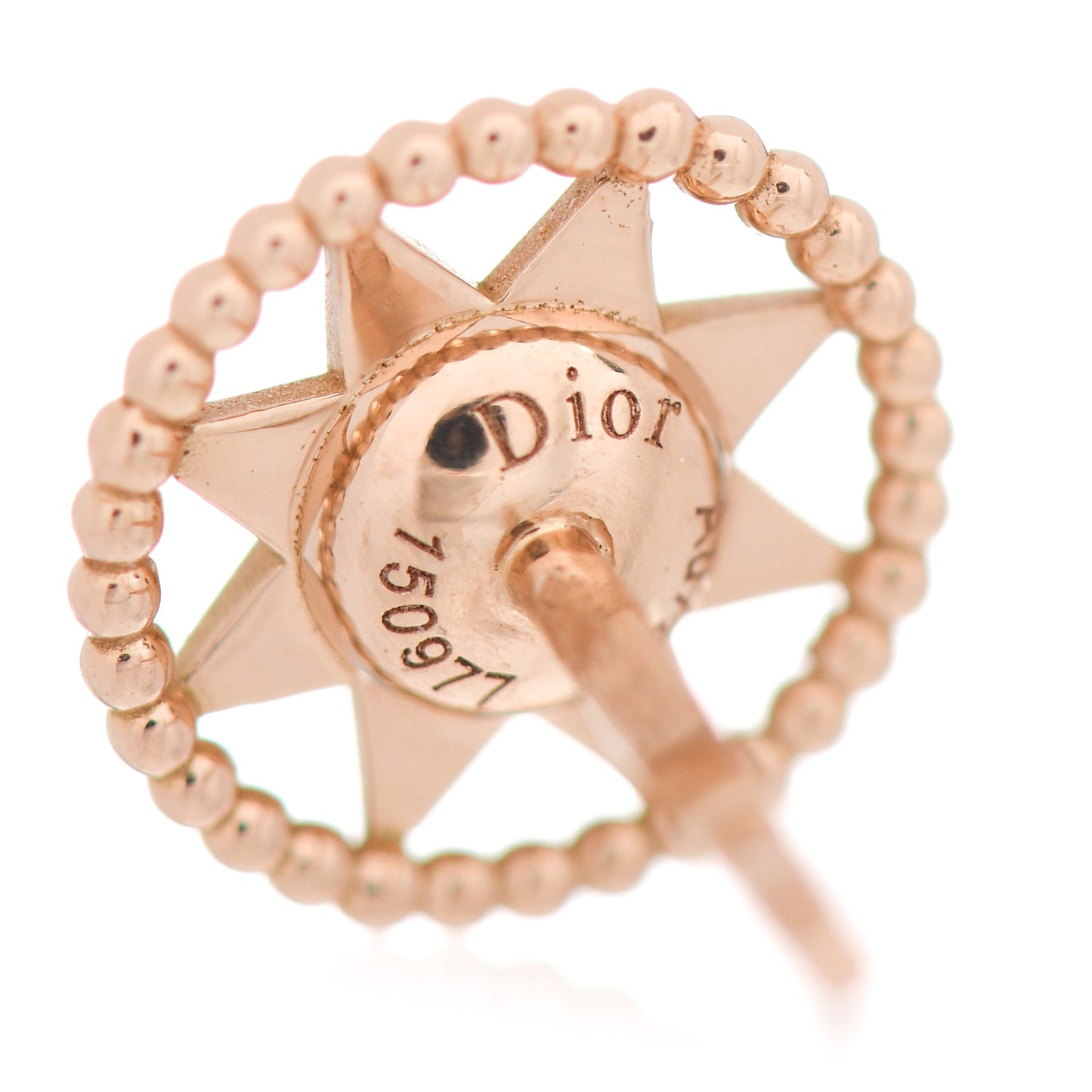 18K Rose Gold Diamond XS Rose Des Vents Earrings
