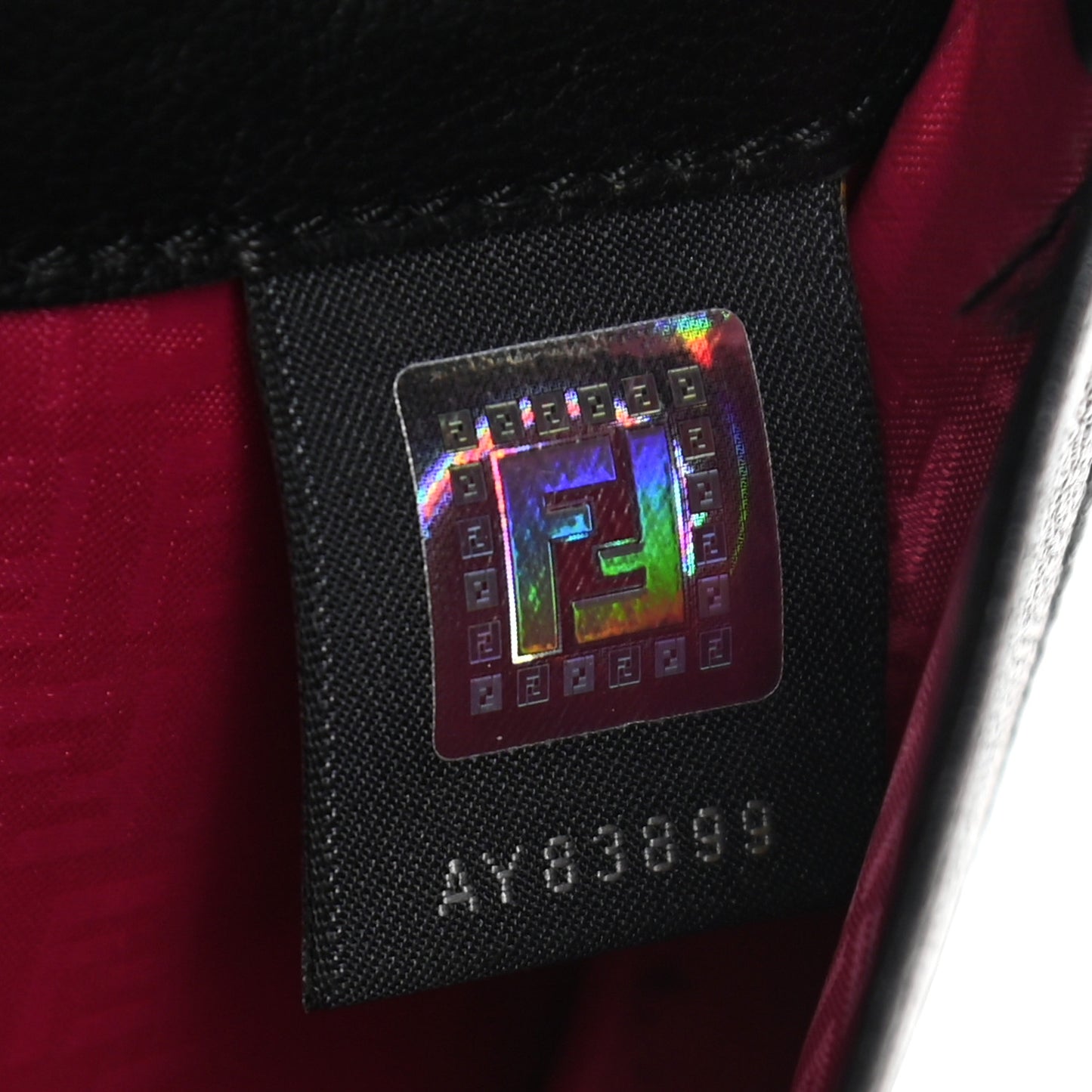 Nappa Logo Embossed Long Wallet On Chain Black