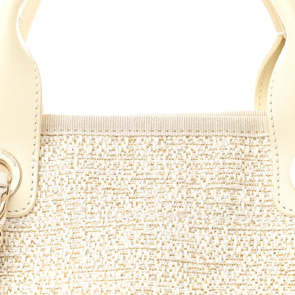 Chanel Canvas Large Deauville Tote Ivory 8 of 11