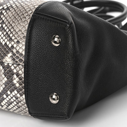 Louis Vuitton Snakeskin Taurillon Soft Lockit PM Black 8 of 8