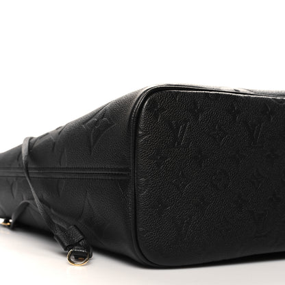 Louis Vuitton Empreinte Monogram Giant Neverfull MM Black 8 of 11