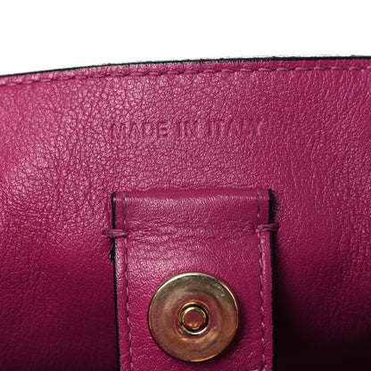 Christian Dior Bullcalf Small Diorissimo Tote Black Rose Indien 7 of 11