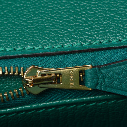 Hermes Togo Birkin 30 Malachite 9 of 28