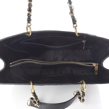 Chanel Caviar Quilted XL Grand Shopping Tote GST Black 5 of 10