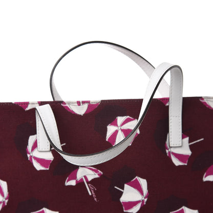 Gucci Canvas Medium Umbrella Tote Red 11 of 13