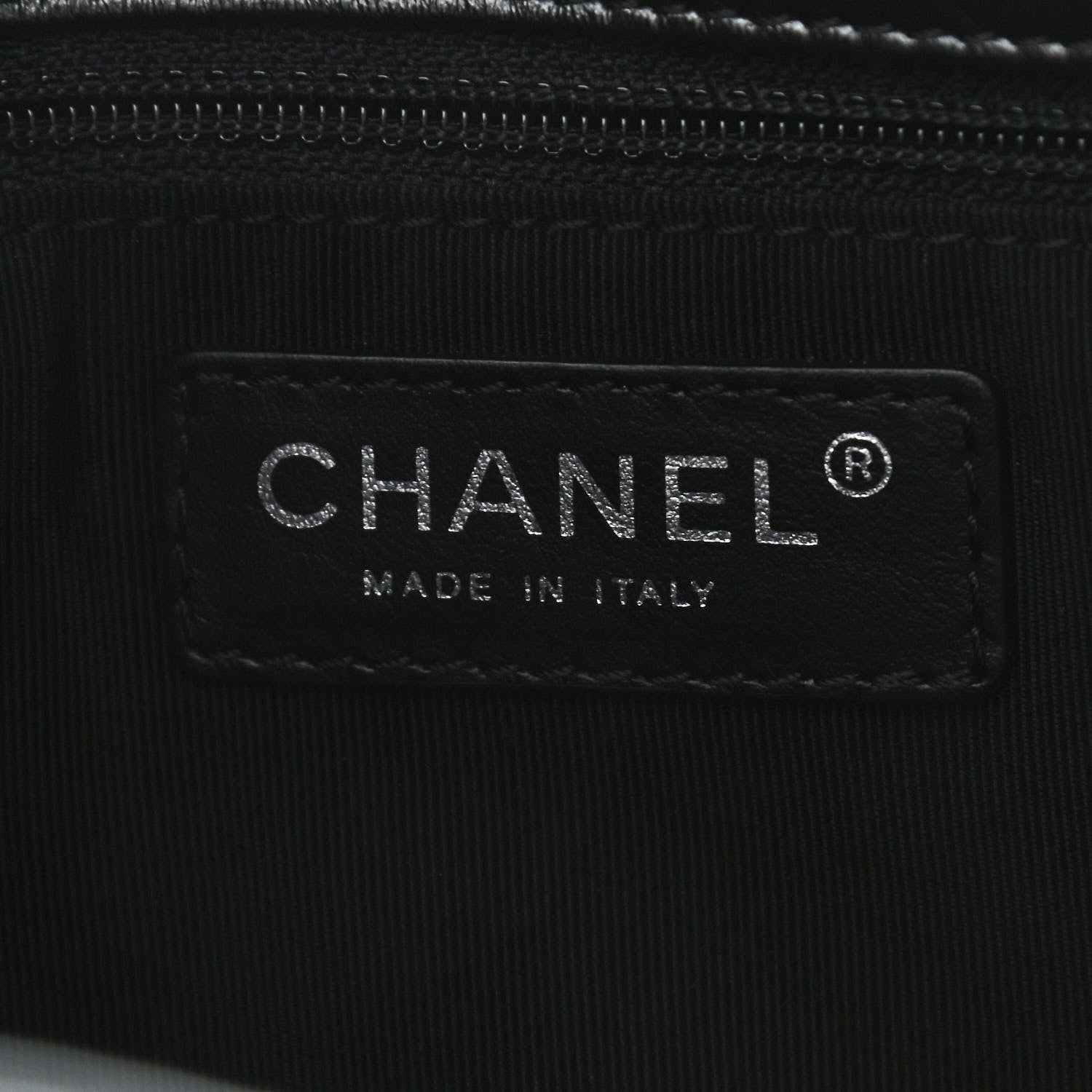 Chanel Metallic Crackled Calfskin Quilted Medium Big Bang Hobo Black 7 of 8