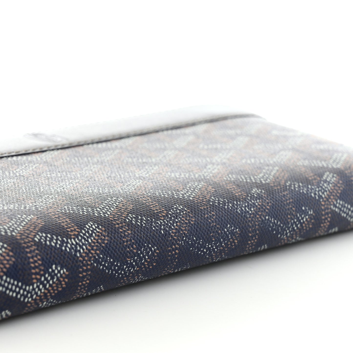Goyardine Matignon Zip Around GM Wallet Navy