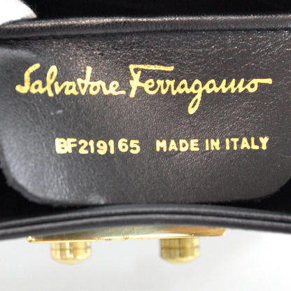 FASHIONPHILE SALVATOREFERRAGAMOVintageLeatherShoulderBagBlack 7 of 8