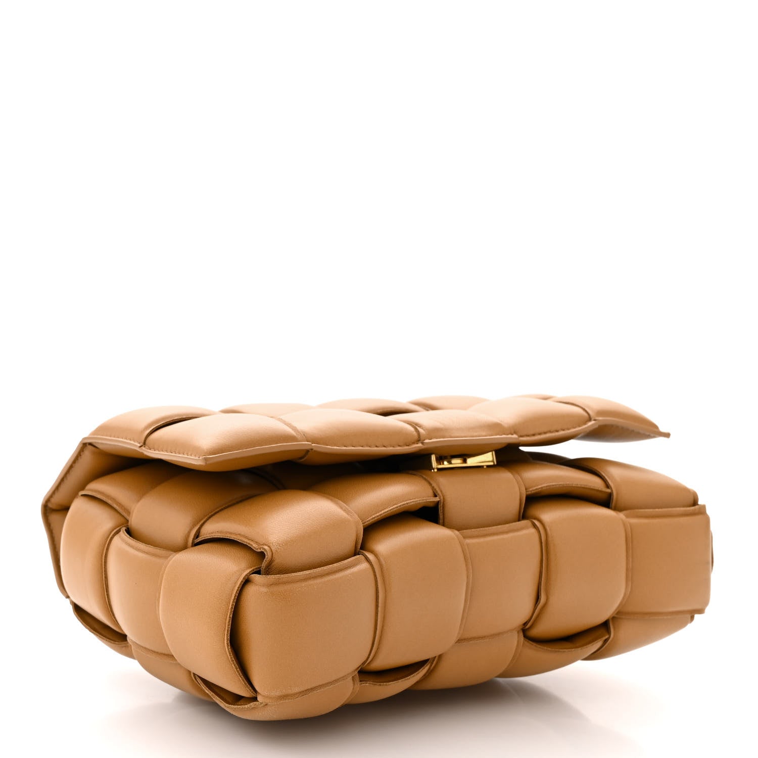 Bottega Veneta Nappa Maxi Intreccio Padded Cassette Crossbody Bag Caramel 4 of 10