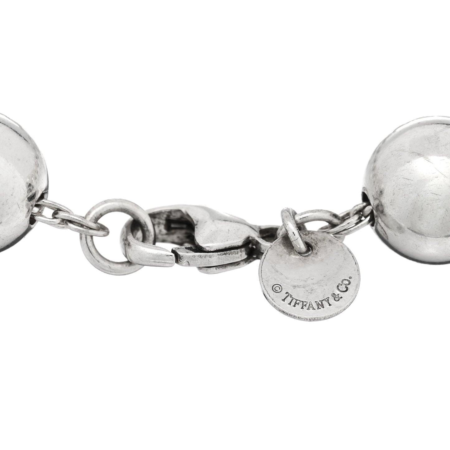 Sterling Silver 10mm Hardwear Ball Bracelet