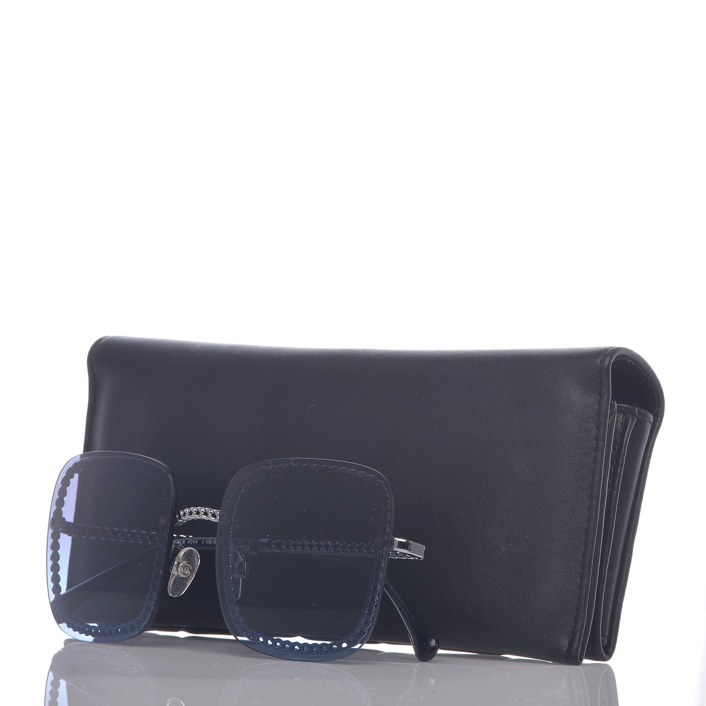Chain Square Sunglasses 4244 Blue