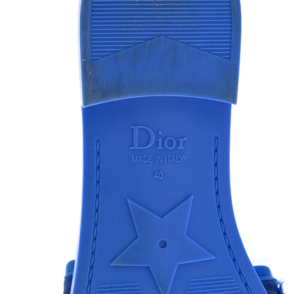 Christian Dior Technical Stretch Fabric Camouflage Dio(r)evolution Slide Sandals 40 Deep Blue 7 of 8