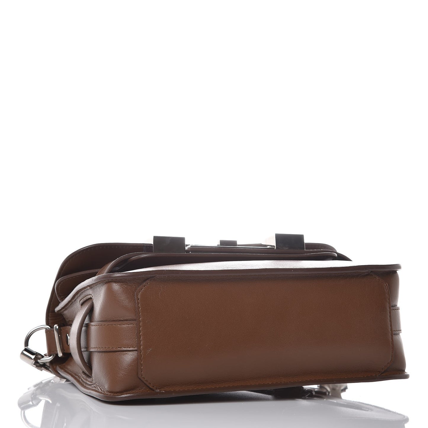 Smooth Calfskin Mini PS11 Classic Shoulder Bag Hazelnut