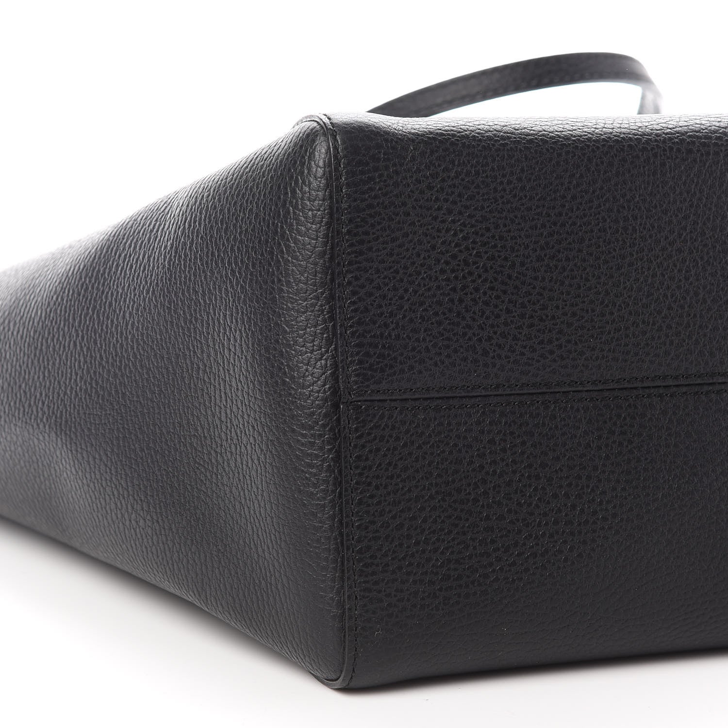 Gucci Pebbled Calfskin Medium Swing Tote Black 6 of 7