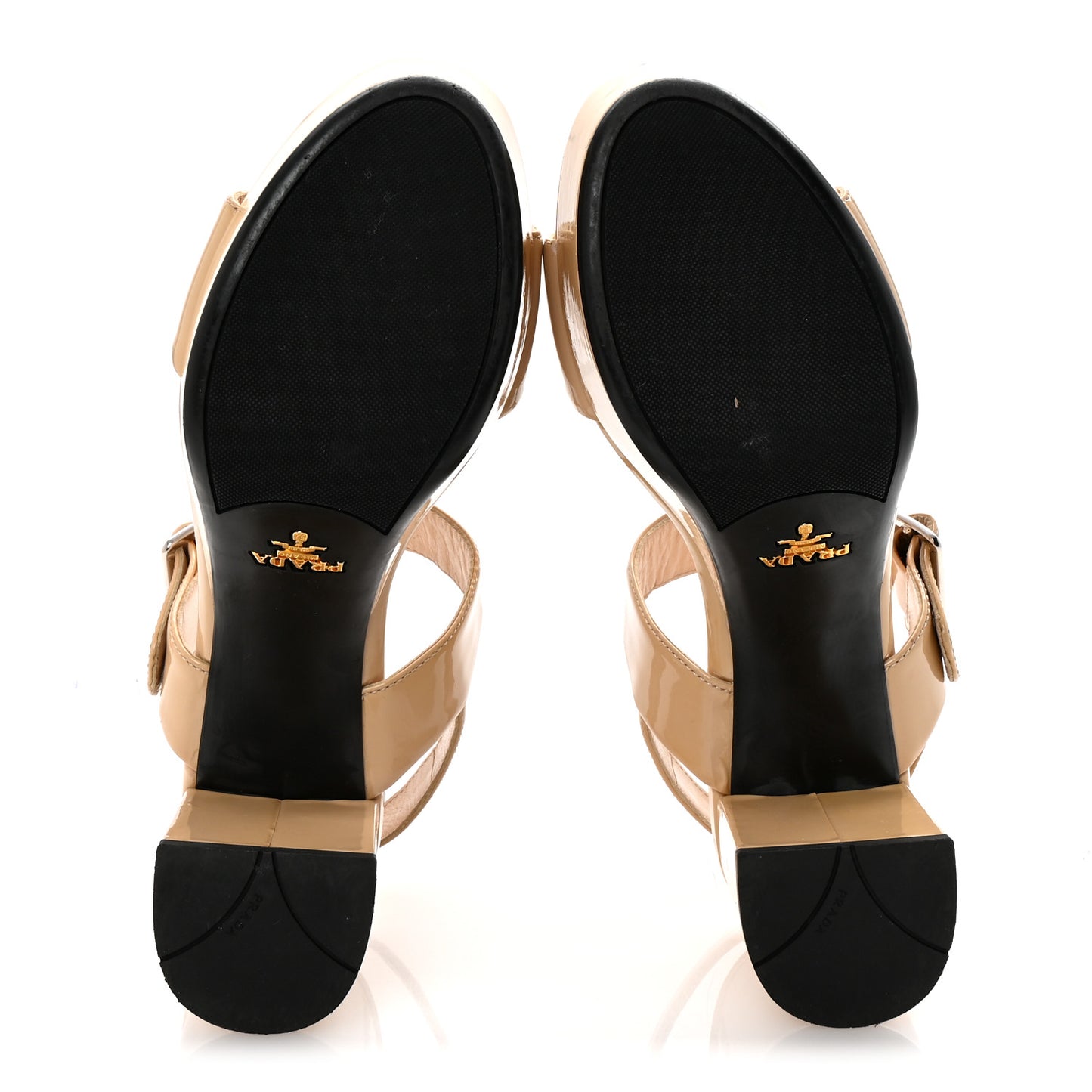 Patent Platform Sandals  36