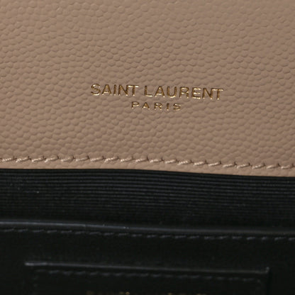 Saint Laurent Grain De Poudre Small Monogram Kate Satchel Nude Powder 6 of 9