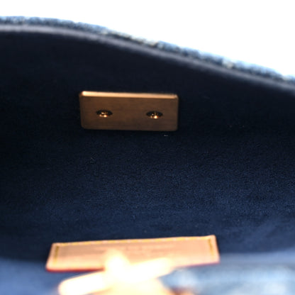 Louis Vuitton Denim Monogram Pouch Metis Belt Blue 4 of 9