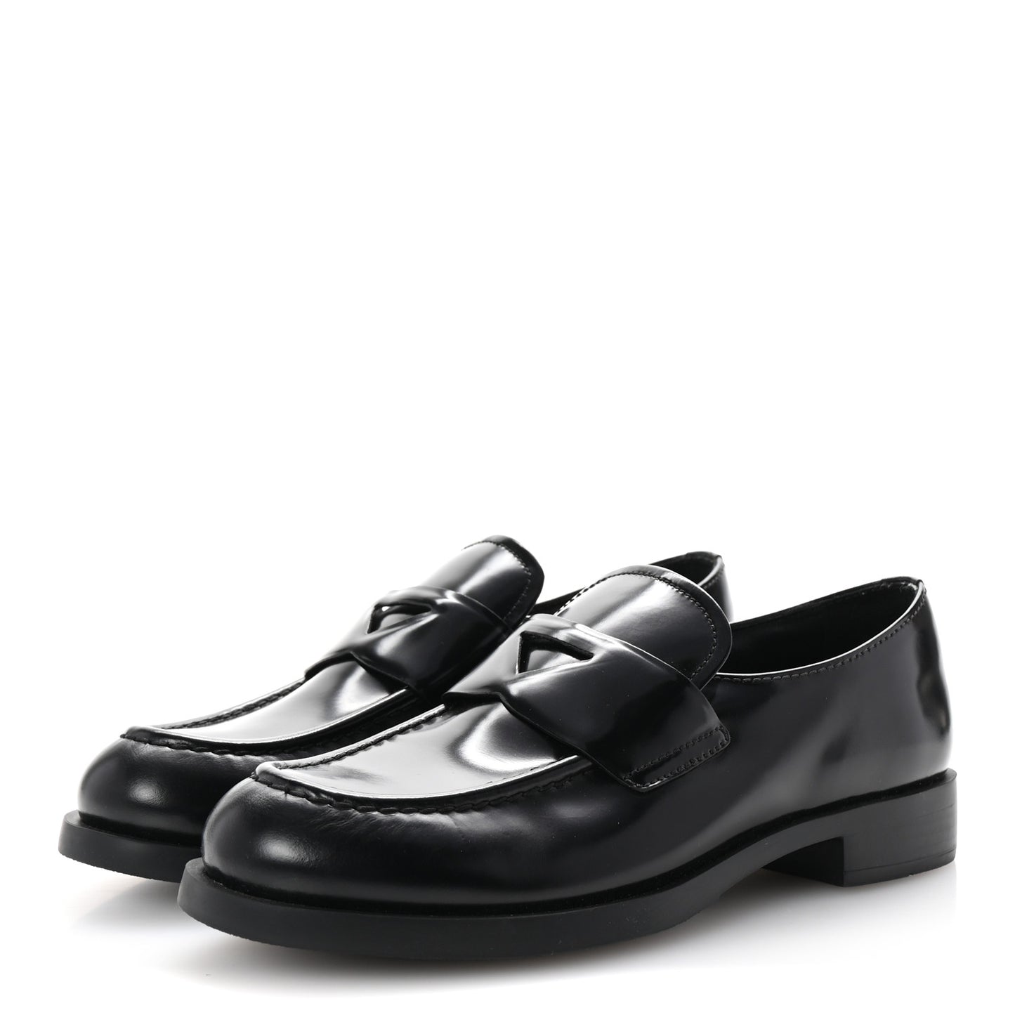 Spazzolato Loafers 37 Black
