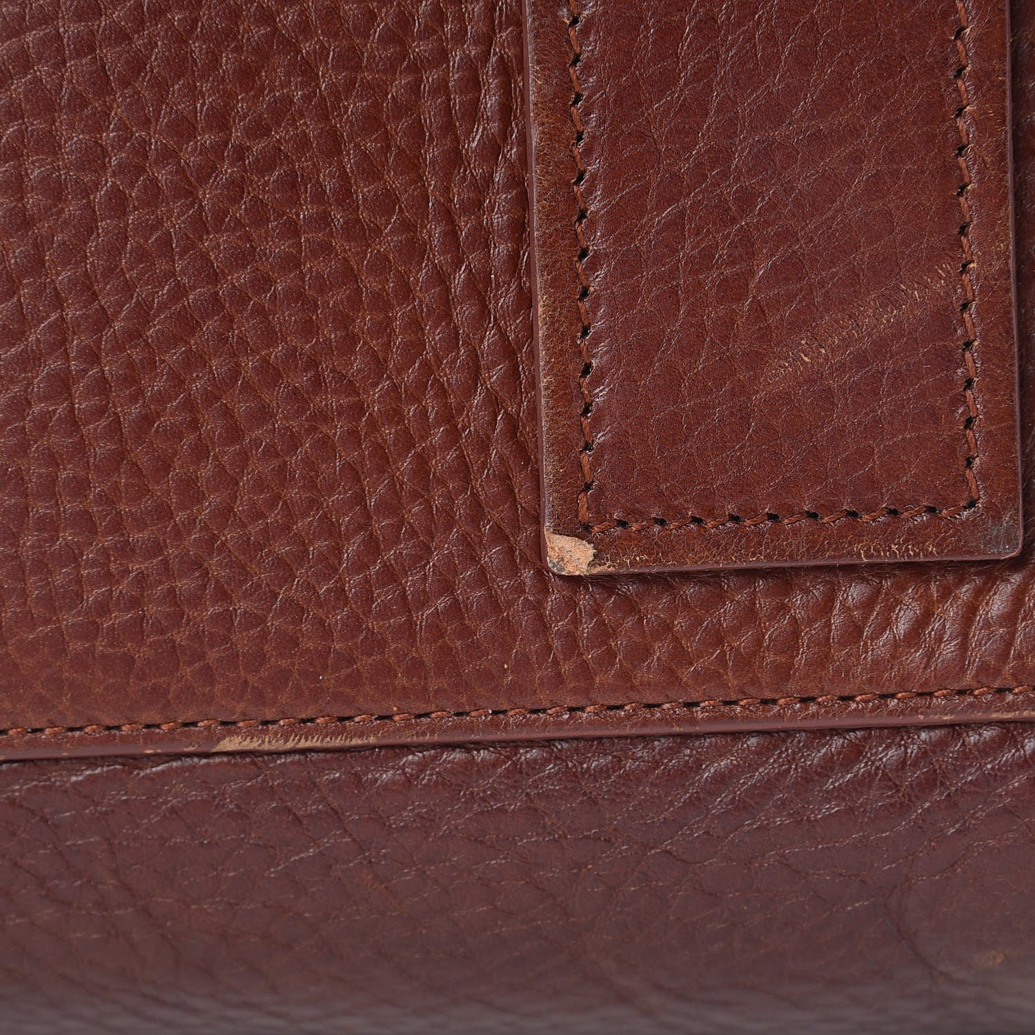 Saint Laurent Grained Calfskin Medium Supple Sac De Jour Dark Brown 14 of 17