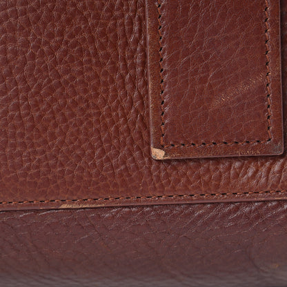 Saint Laurent Grained Calfskin Medium Supple Sac De Jour Dark Brown 14 of 17
