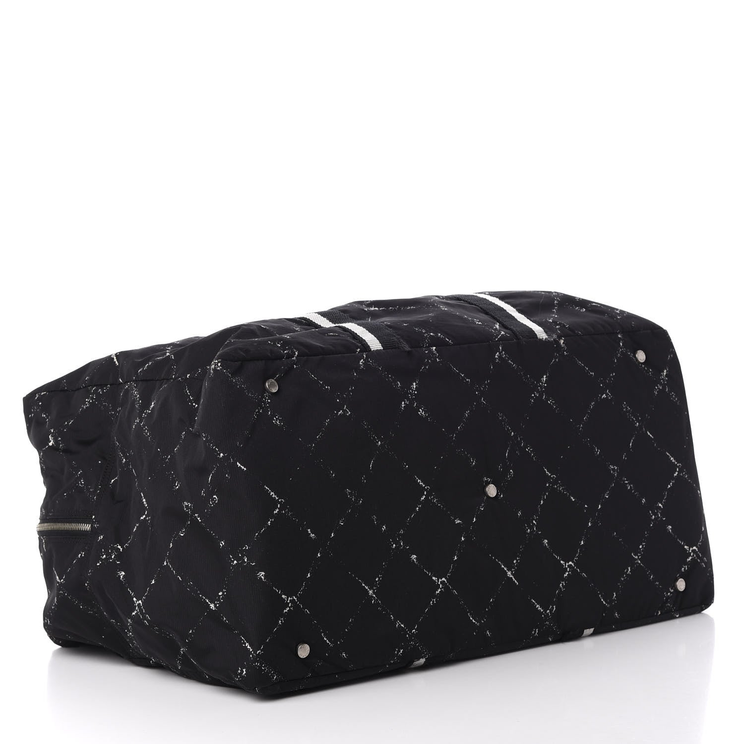Chanel Nylon Travel Boston Black 3 of 12