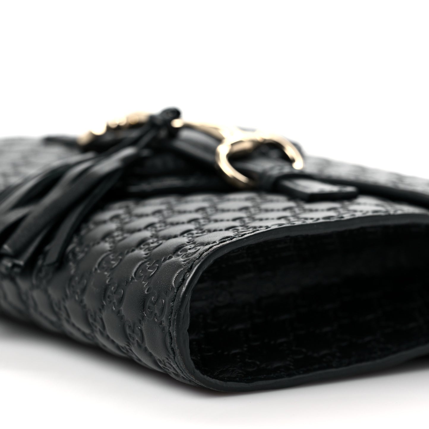 Microguccissima Mini Emily Shoulder Bag Black