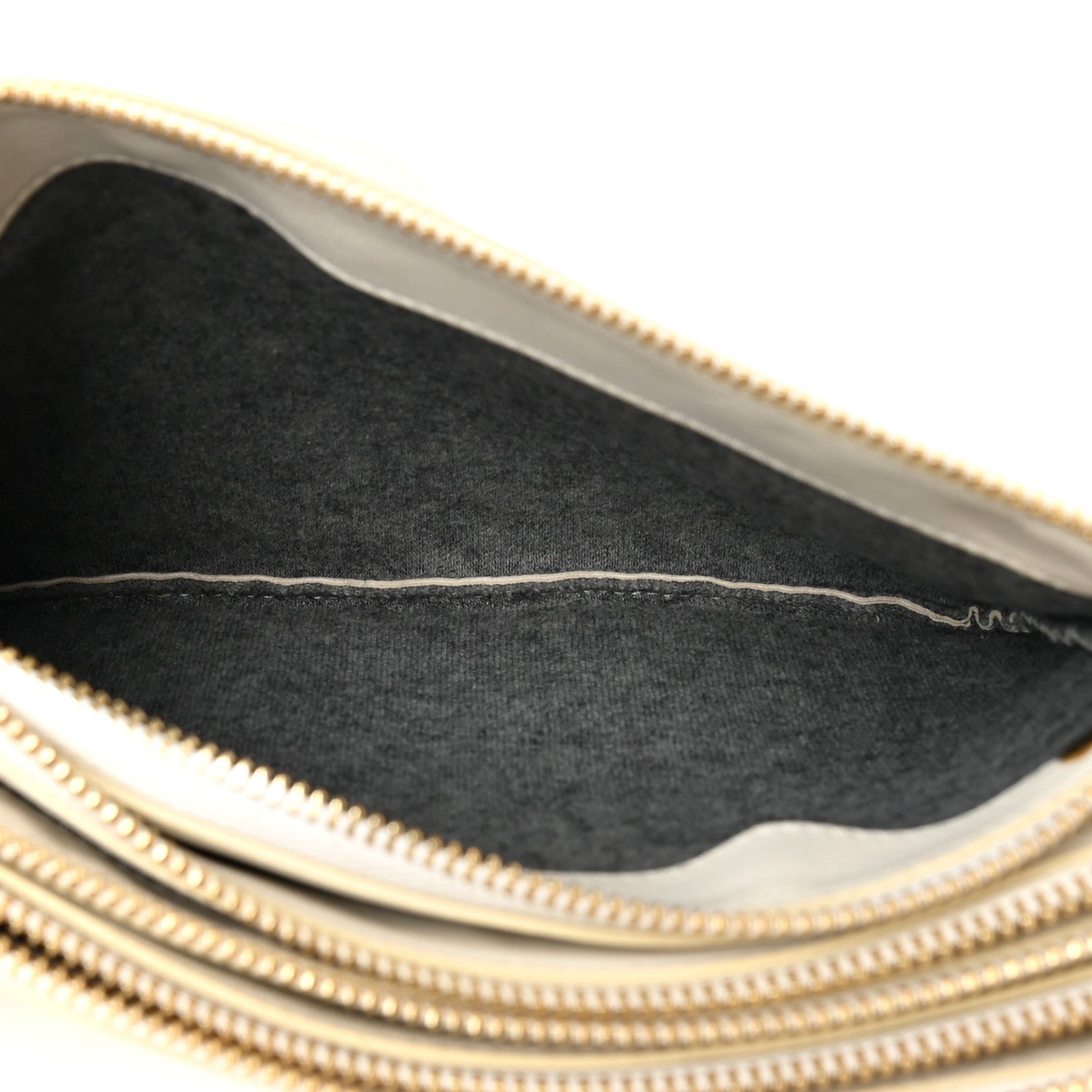 Celine Lambskin Large Trio Crossbody Bag White 6 of 18