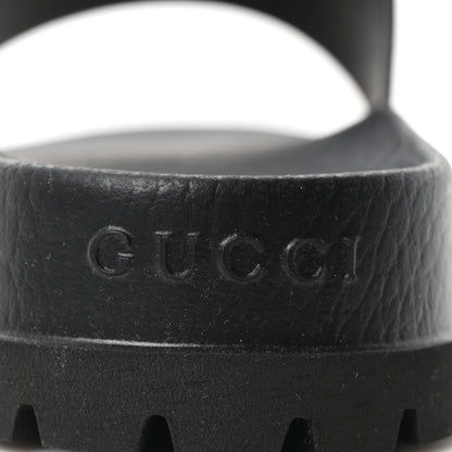 Gucci GG Supreme Monogram Camouflage Mens Lug Sole Slide Sandals 7 Blue Multicolor 8 of 10