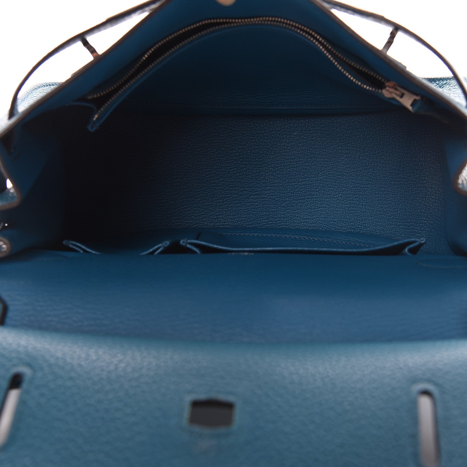 Hermes Taurillon Clemence Jypsiere 28 Bleu Izmir 5 of 17