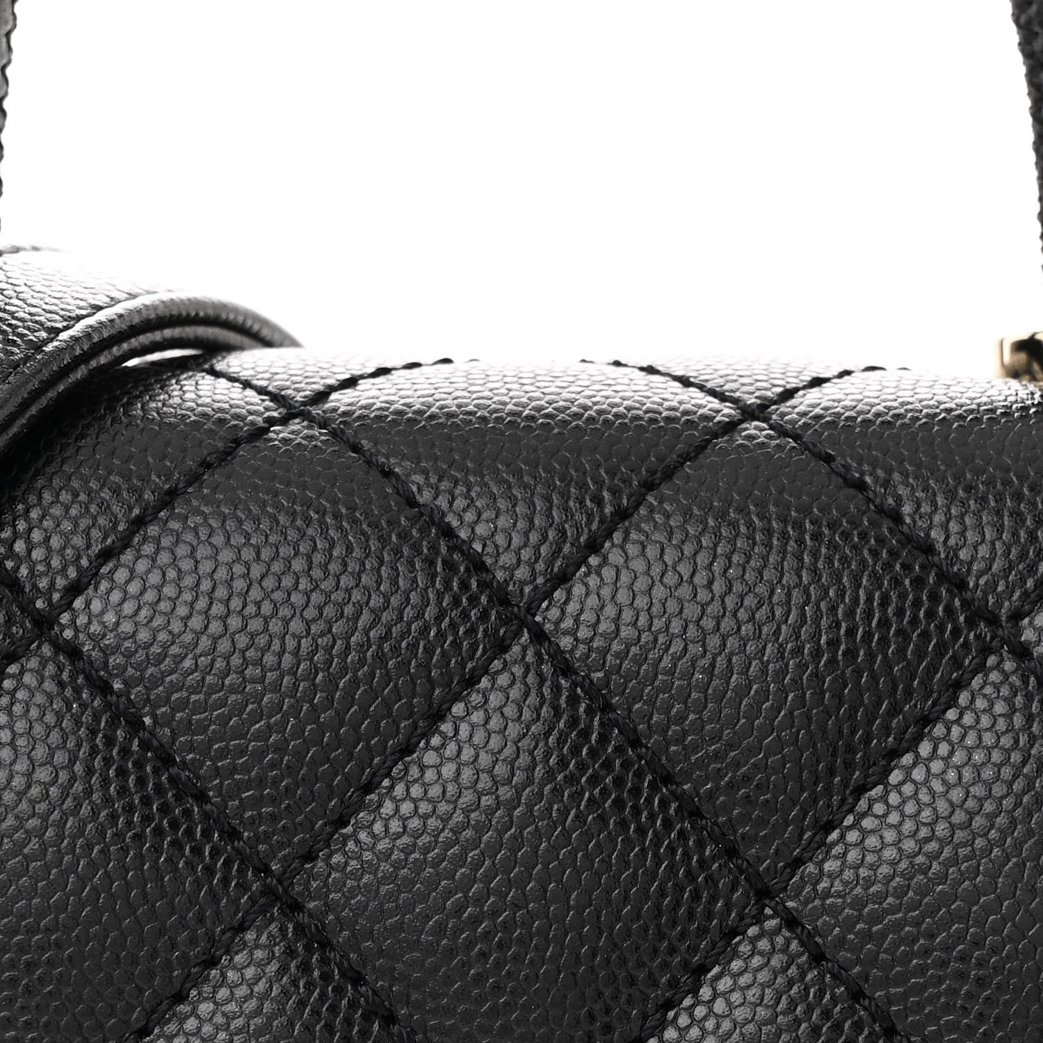 Chanel Caviar Quilted Extra Mini Coco Handle Flap Black 9 of 11