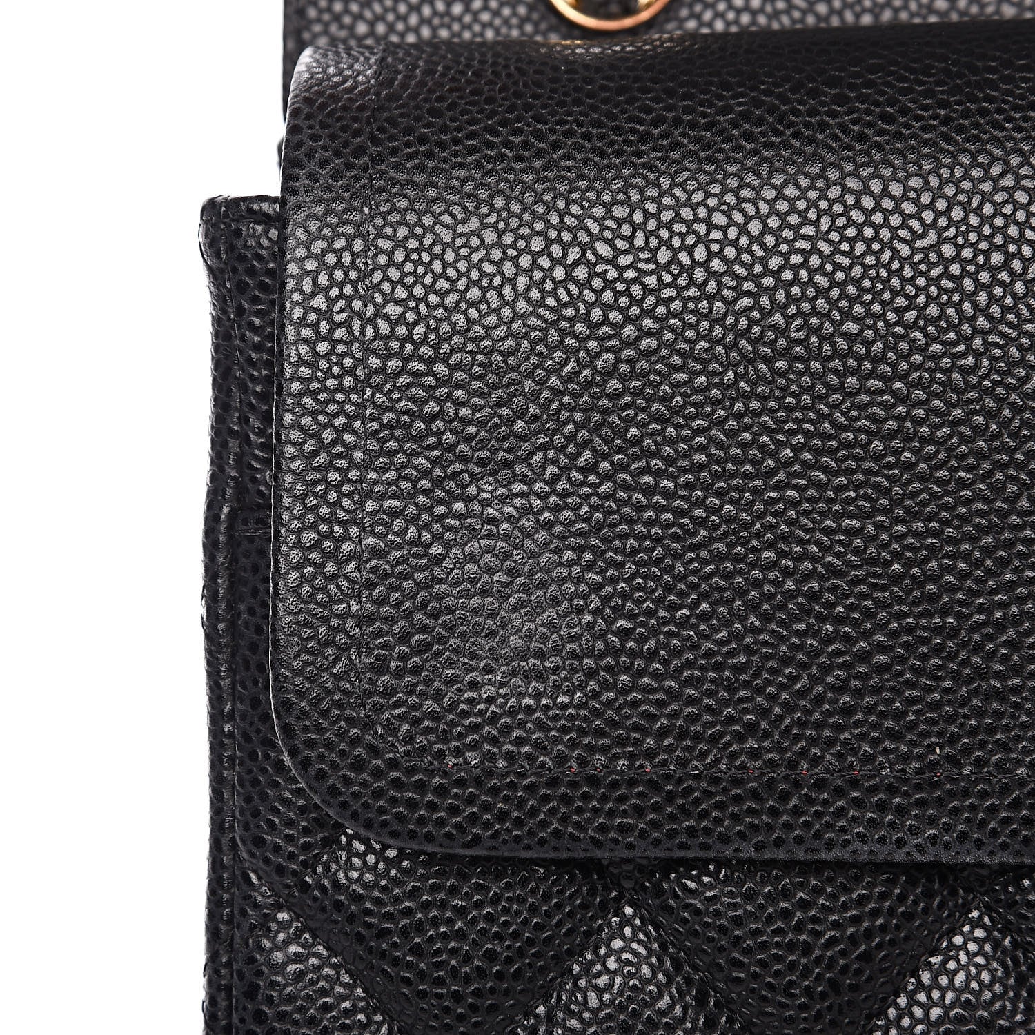 Chanel Caviar Quilted Maxi Double Flap Black 13 of 17
