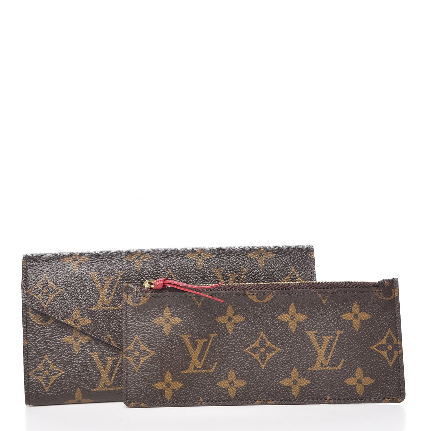 Monogram Josephine Wallet Red