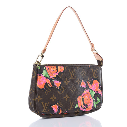 Louis Vuitton Monogram Roses Pochette Accessories 3 of 9